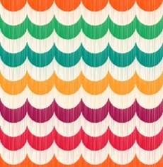 seamless colorful ocean wave pattern