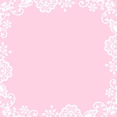 lace frame on pink background N9