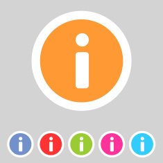 Flat game graphics icon info N2