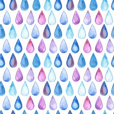 Vector Seamless Pattern with Drops N2
