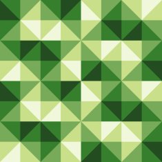 Triangle retro green seamless background
