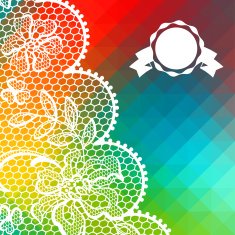 Card abstract geometric background N2