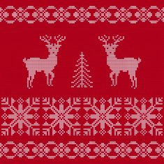 Christmas ornament Sweater with deers