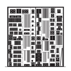 Wardrobe inside illustration for your design N11