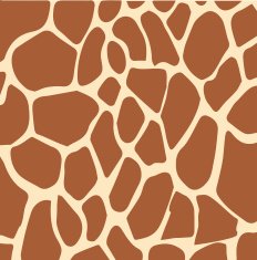 Giraffe pattern vector illustration