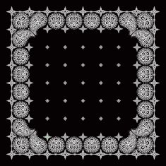 Black paisley bandana