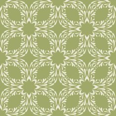 Seamless circle vintage flower pattern N46