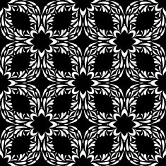 Seamless circle vintage flower pattern N47