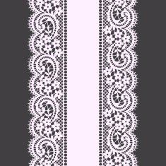 Lace Ribbon Seamless Pattern N5