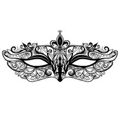 Fashion carnaval mask N4