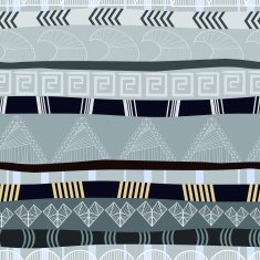 Seamless texture with traditional African pattern