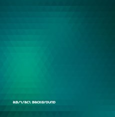 Green Abstract background Triangle geometry