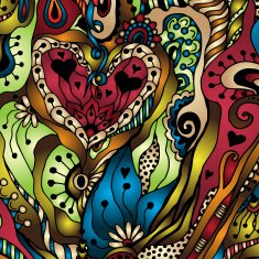 Vector abstract floral decorative background N50