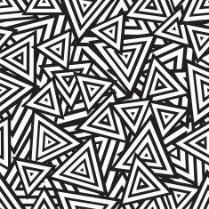 Abstract black and white seamless pattern N3