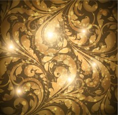 Floral Retro Background for Vintage Design N1144