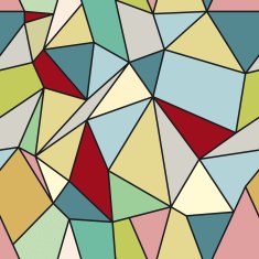 Geometric Abstract Seamless Polygonal Background