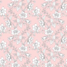 Abstract vintage seamless damask pattern N60
