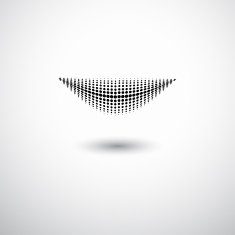 abstract black polka dots pattern for design