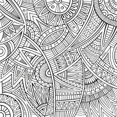 Abstract deco vector tribal ethnic background N7