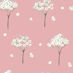 vector watercolor flower seamless pattern N4