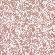 Lace seamless pattern with flowers N195