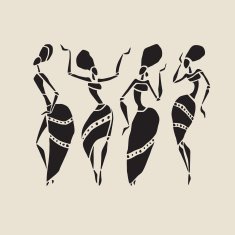 African silhouette set N23