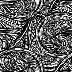 seamless textile monochrome pattern of lace N6