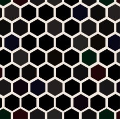 Hexagonal mosaic background N2