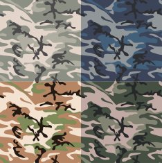 seamless camouflage fabric pattern