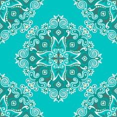 Seamless background with abstract ethnic pattern N15