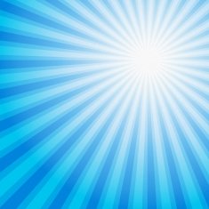 Blue color burst background Vector illustration