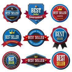 Set of retro vintage badges and labels 05