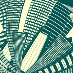 abstract color city building pattern background N2