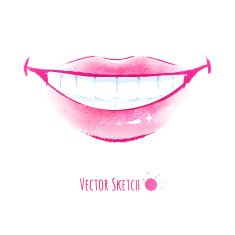 Smiling lips N3