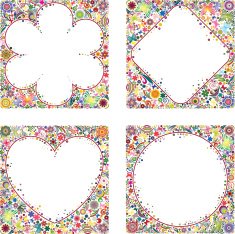 Set of decorative frames N3