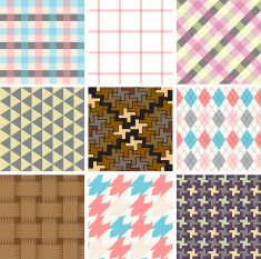 Seamless retro tile