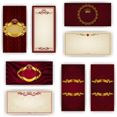Elegant template for vip luxury invitation N28