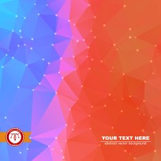 Abstract Colorful Triangles Background Vector N246