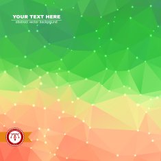 Abstract Colorful Triangles Background Vector N247