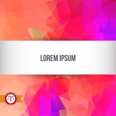 Abstract Colorful Triangles Background Vector N250