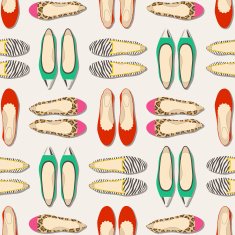 Seamless shoes pattern N6