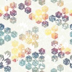 hexagon triangle flower N2