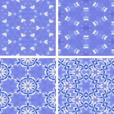 set of abstrack blue cloud and snow seamless colorful background N14
