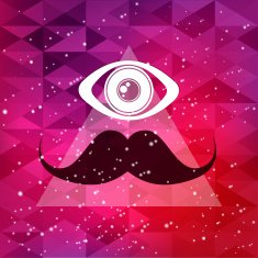 Triangle retro hipster background N4