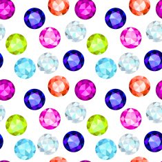 colored gemstone seamless pattern N2