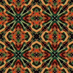 Seamless Colorful Retro Pattern Background N8