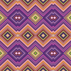 Color Abstract Retro Zigzag Vector Background N19