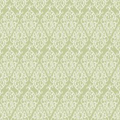 Seamless pattern with abstract damask doodle ornament N6