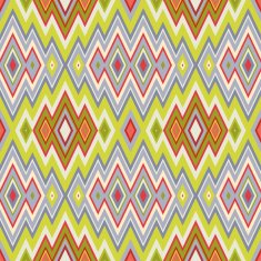 Color Abstract Retro Zigzag Vector Background N23