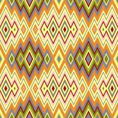 Color Abstract Retro Zigzag Vector Background N25